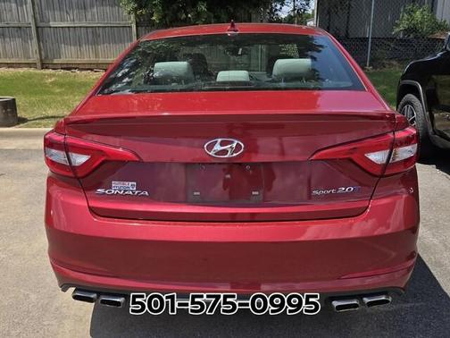 Scarlet Red 2017 Hyundai SONATA Sport 2.0T