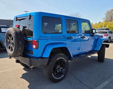 Hydro Blue Pearl 2014 Jeep Wrangler Unlimited Altitude