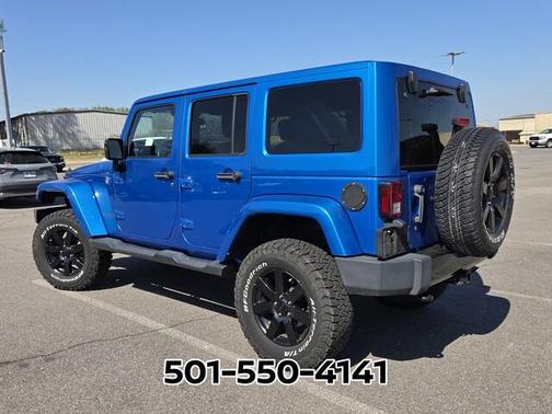 Hydro Blue Pearl 2014 Jeep Wrangler Unlimited Altitude