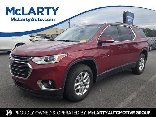 Red 2019 Chevrolet Traverse LT Leather