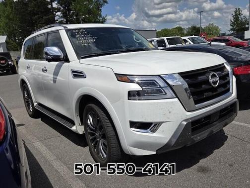 Aspen White 2024 Nissan Armada Platinum