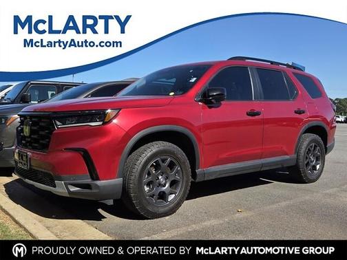 Red 2025 Honda Pilot TrailSport AWD