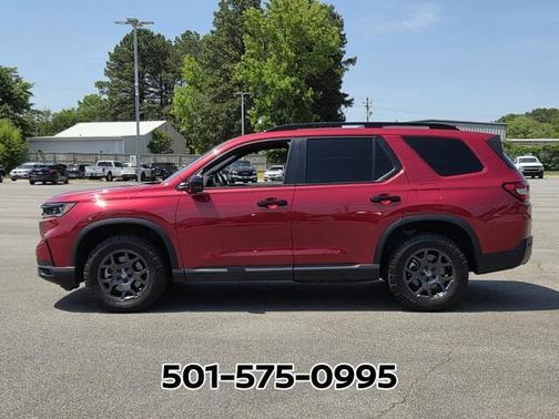Red 2025 Honda Pilot TrailSport AWD
