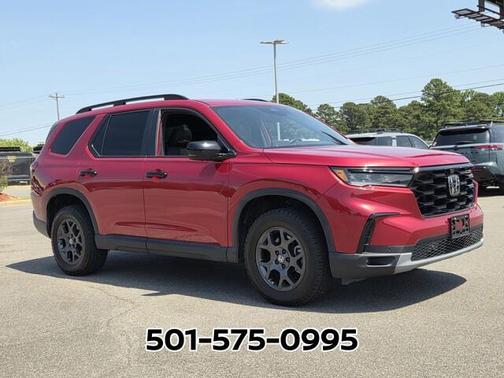 Red 2025 Honda Pilot TrailSport AWD