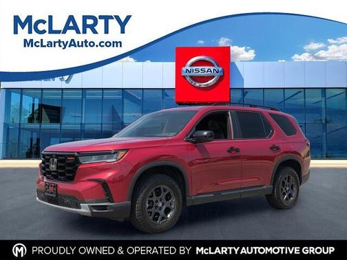Red 2025 Honda Pilot TrailSport AWD