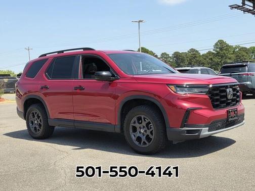 Red 2025 Honda Pilot TrailSport AWD