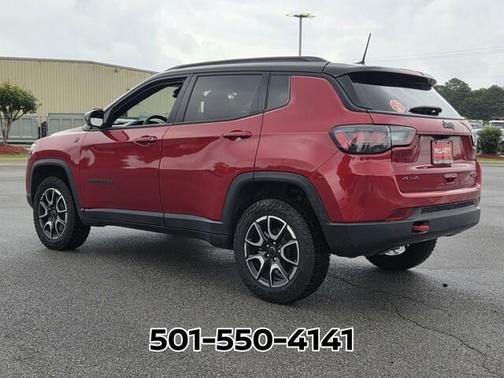 Red 2025 Jeep Compass Trailhawk