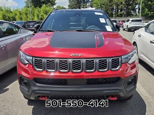 Red 2025 Jeep Compass Trailhawk