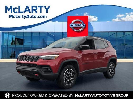 Red 2025 Jeep Compass Trailhawk