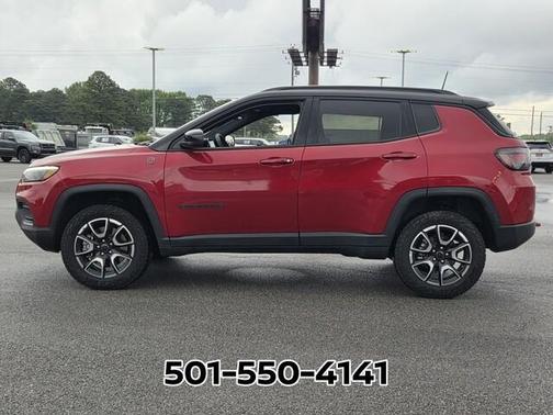 Red 2025 Jeep Compass Trailhawk