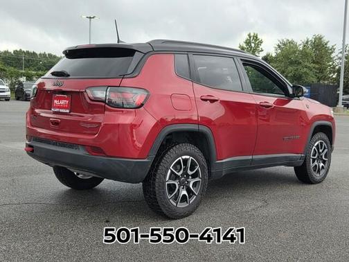 Red 2025 Jeep Compass Trailhawk