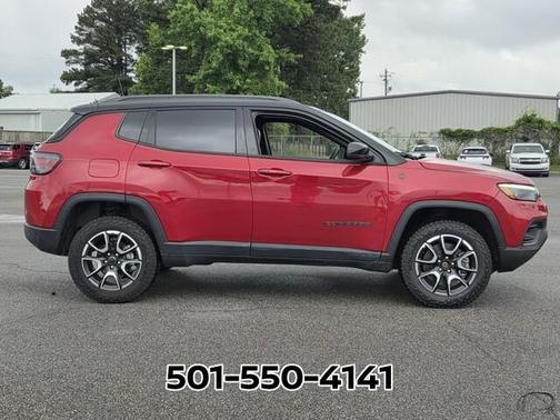 Red 2025 Jeep Compass Trailhawk