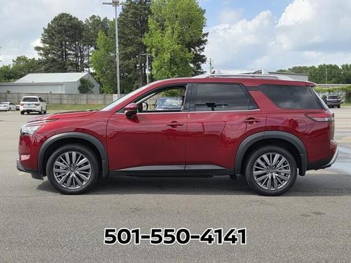 Scarlet Red 2025 Nissan Pathfinder SL