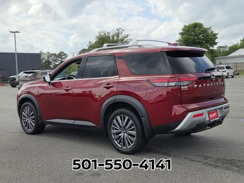 Scarlet Red 2025 Nissan Pathfinder SL