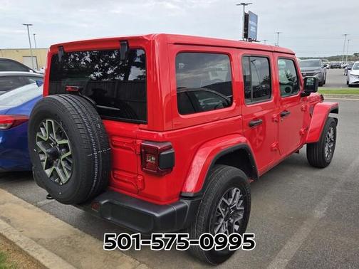 Red Clearcoat 2025 Jeep Wrangler Sahara