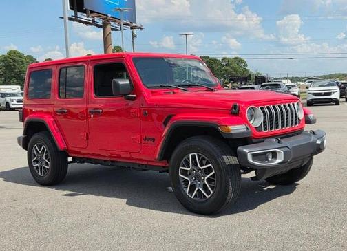Red Clearcoat 2025 Jeep Wrangler Sahara