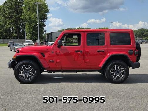 Red Clearcoat 2025 Jeep Wrangler Sahara