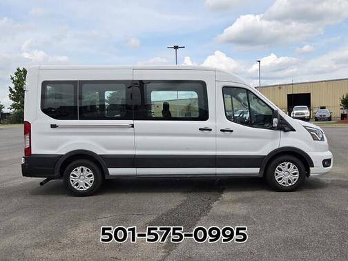 Oxford White 2023 Ford Transit-350 XLT