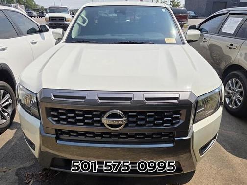 Glacier White 2025 Nissan Frontier SV
