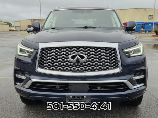 Hermosa Blue 2024 INFINITI QX80 LUXE AWD