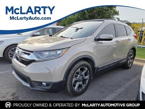 Beige 2017 Honda CR-V EX-L