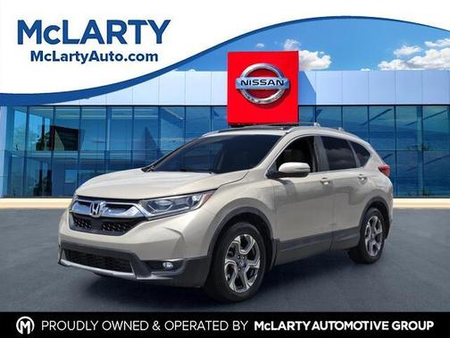 Beige 2017 Honda CR-V EX-L