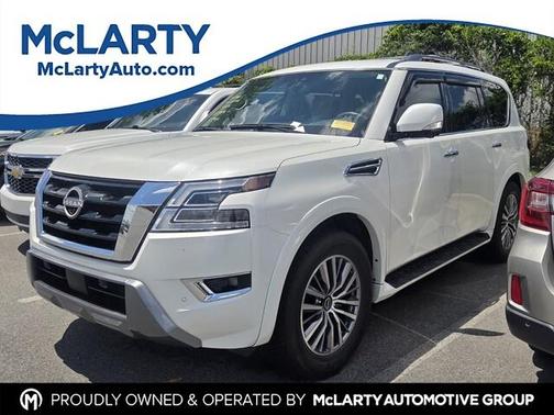 Aspen White 2023 Nissan Armada SL