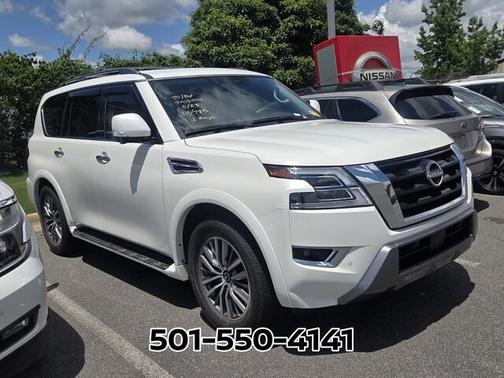 Aspen White 2023 Nissan Armada SL