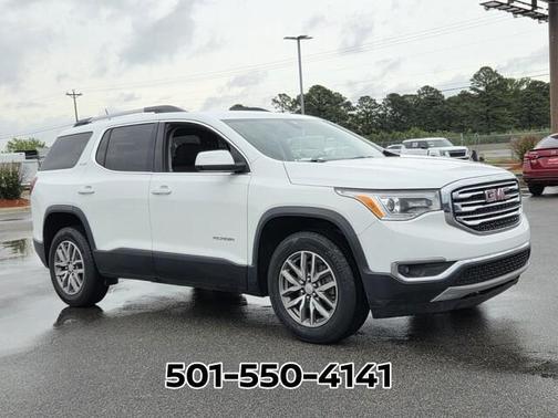 Summit White 2018 GMC Acadia SLE-2
