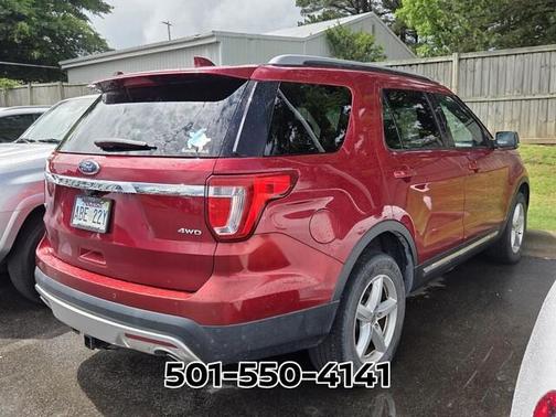 Ruby Red Metallic 2017 Ford Explorer XLT