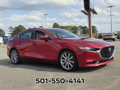 Soul Red Crystal Metallic 2019 Mazda Mazda3 FWD w/Select Package