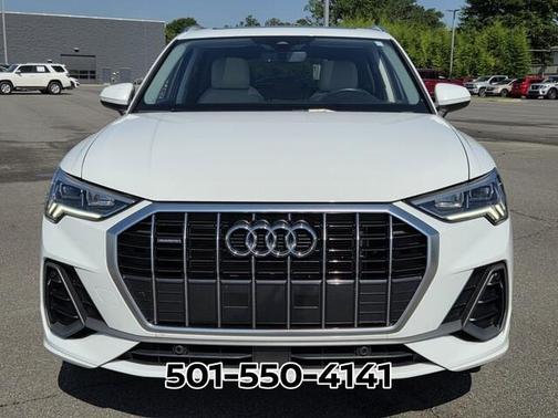 Glacier White Metallic 2024 Audi Q3 45 S line Premium