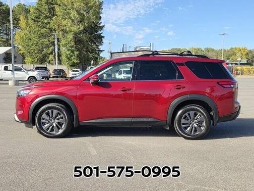 Red 2023 Nissan Pathfinder SV