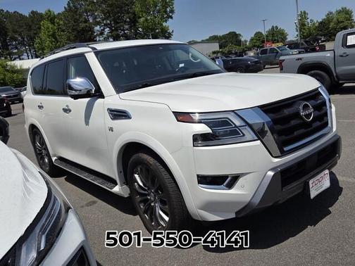 Aspen White 2021 Nissan Armada Platinum