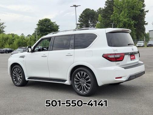 Aspen White 2021 Nissan Armada Platinum