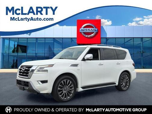 Aspen White 2021 Nissan Armada Platinum