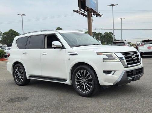 Aspen White 2021 Nissan Armada Platinum