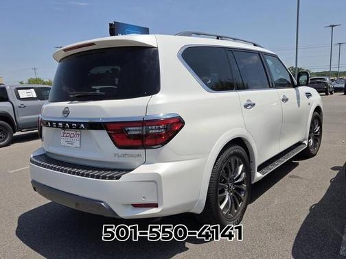 Aspen White 2021 Nissan Armada Platinum