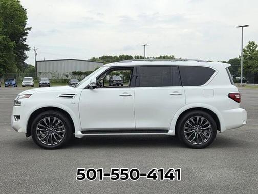 Aspen White 2021 Nissan Armada Platinum