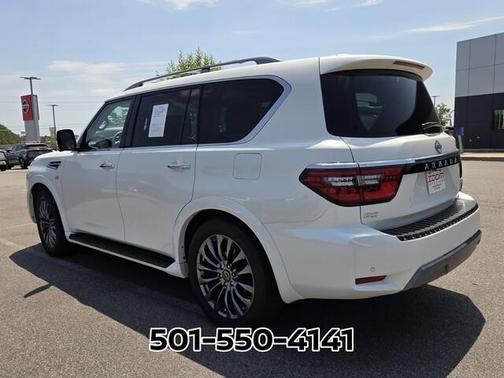 Aspen White 2021 Nissan Armada Platinum