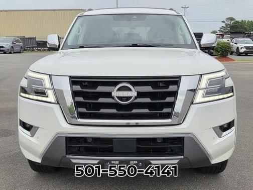Aspen White 2021 Nissan Armada Platinum