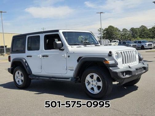 Bright White Clearcoat 2019 Jeep Wrangler Unlimited Sport S