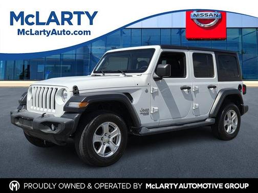 Bright White Clearcoat 2019 Jeep Wrangler Unlimited Sport S