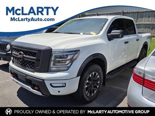 Glacier White 2021 Nissan Titan PRO-4X