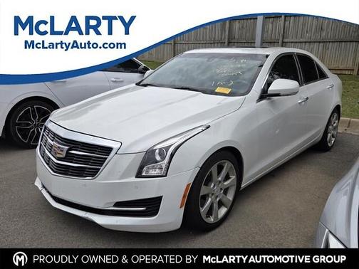Crystal White 2016 Cadillac ATS 2.0L Turbo Luxury