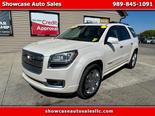 White Diamond Tricoat 2015 GMC Acadia Denali