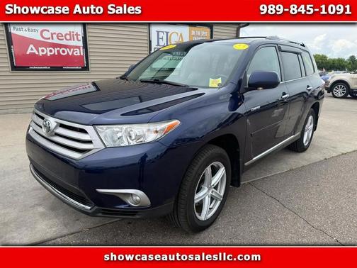 Blue 2012 Toyota Highlander Limited
