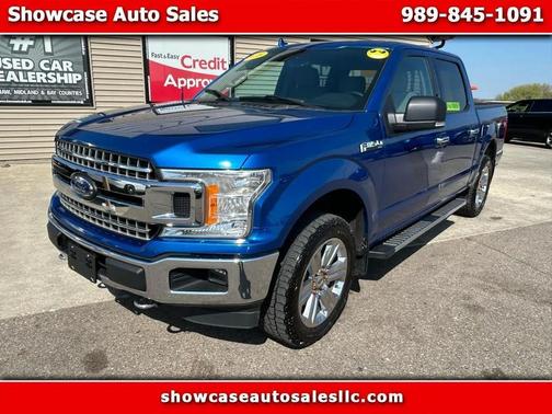 Blue 2018 Ford F-150 XLT