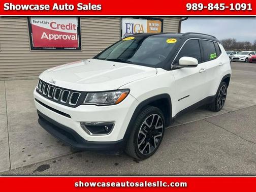 White Clearcoat 2019 Jeep Compass Limited