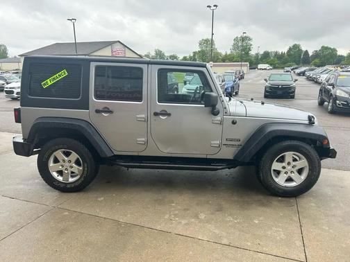 Billet Silver Metallic Clearcoat 2015 Jeep Wrangler Unlimited Sport